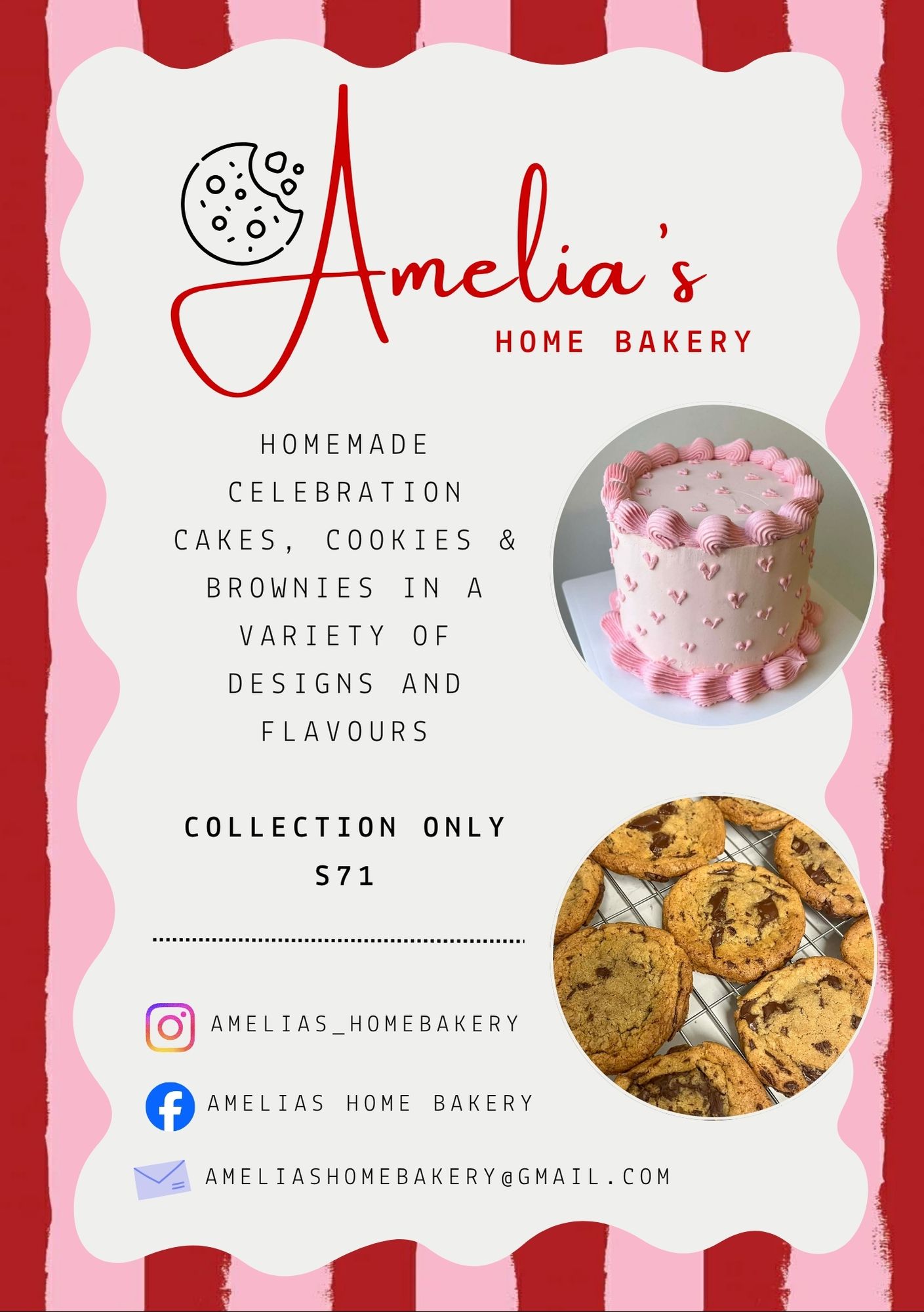 Amelia’s home bakery